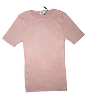 Dusty Rose Pink - Ribbed Sweater Shirt - NWT!